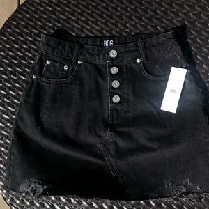 Urban Outfitters Black Denim Skirt